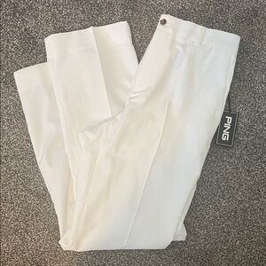 NWT! Ping Men's Classic White Dress Pants